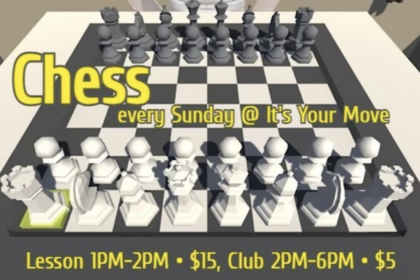 Chess on Sunday's at It's You Move Games