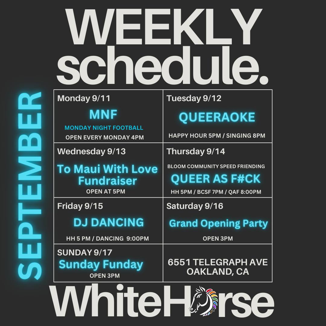 White Horse Bar - Queer as F#CK