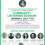 Community Listening Session with Mayor Lee