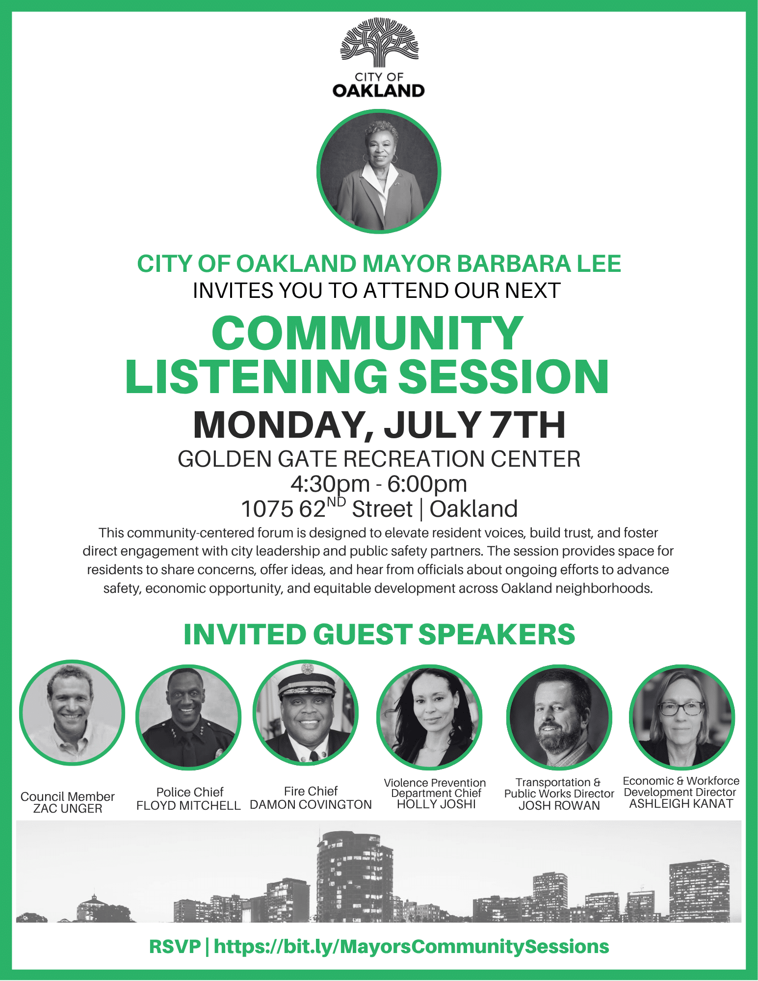 Community Listening Session with Mayor Lee