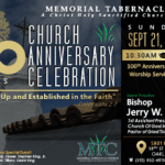 Memorial Tabernacle 100th Anniversary Celebration with special Worship Service