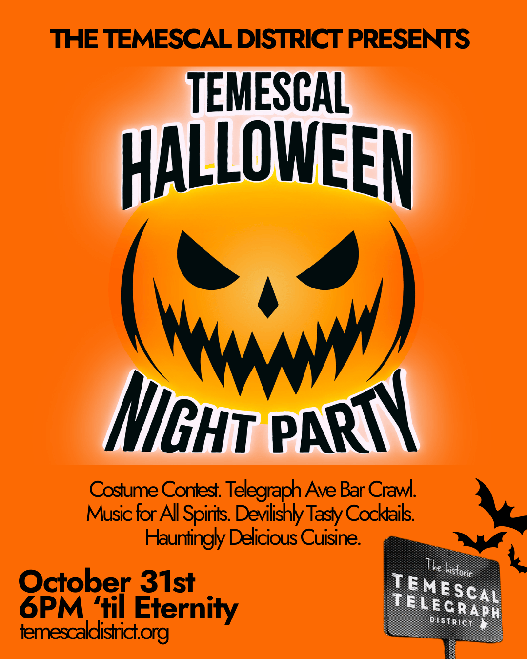 Temescal Halloween Night Party