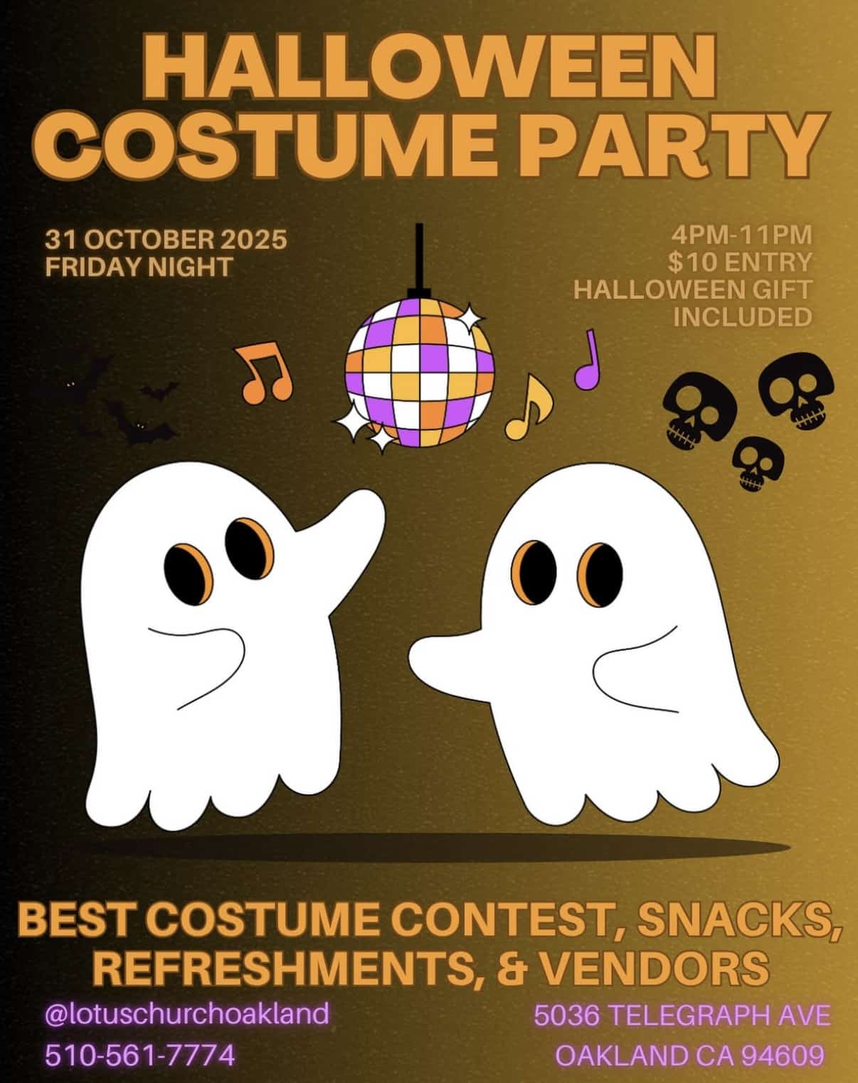 Halloween Costume Party at Lotus Church