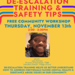De-Escalation Training ~ Free Community Workshop