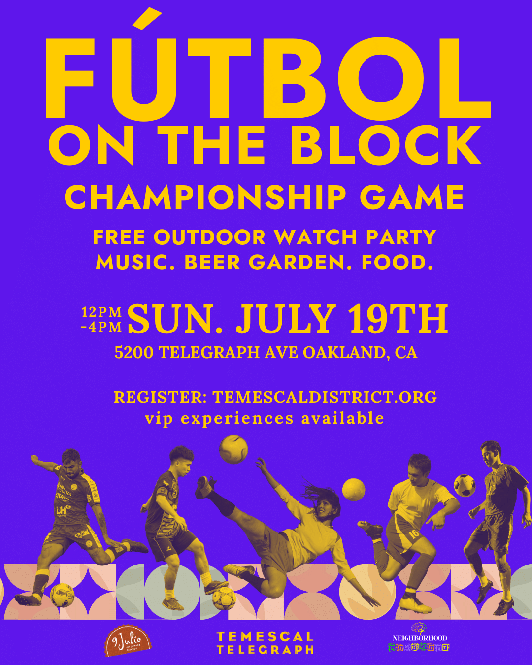 Fútbol on the Block: Free Outdoor Watch Party
